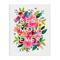 Stupell Industries Floral Best Mom Ever Canvas Wall Art